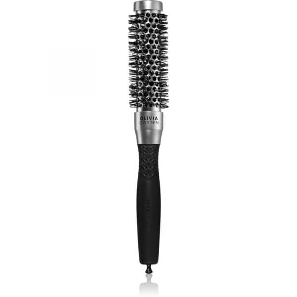 Olivia Garden Blowout Classic Silver Escova Térmica para Cabelo Diâmetro 25mm 1 Unidade