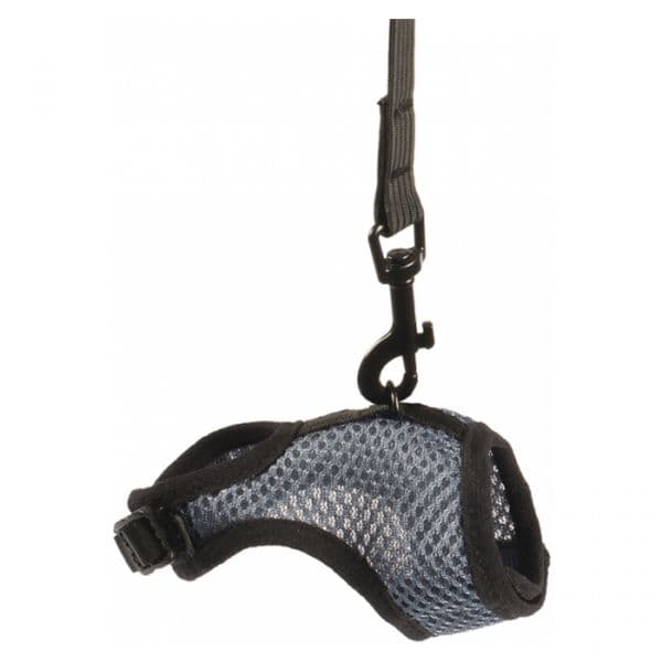 Duvo+ Peitoral Azul com Trela para Pequenos Animais M