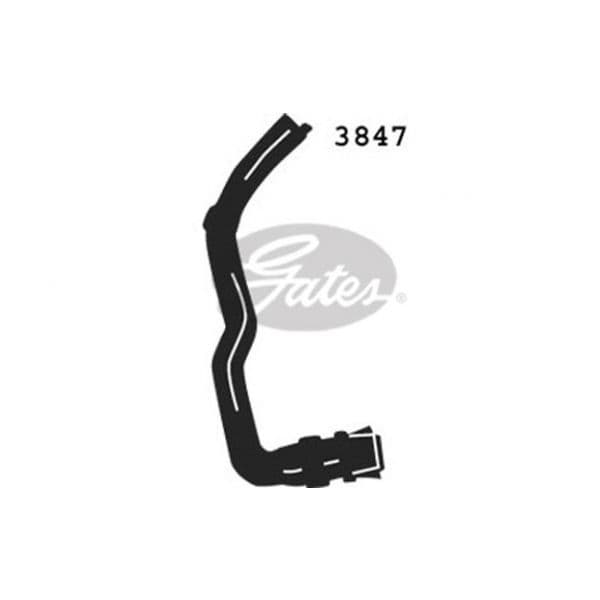 Gates 3847 - Tubo flexível do radiador - 5414465183096