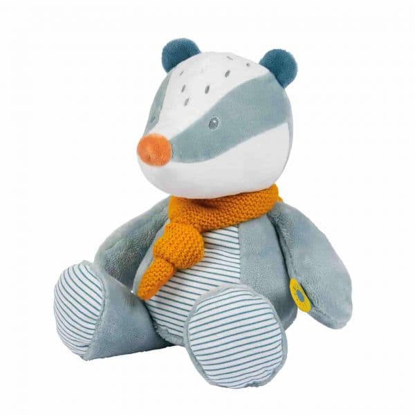 Nattou Peluche Texugo Coleção Felix & Leo