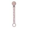 Nattou Corrente Chupeta Silicone Padrão Rosa