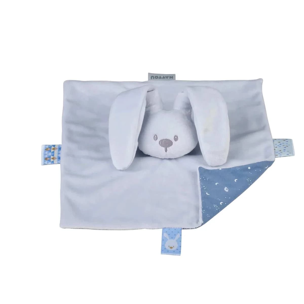 Nattou Doudou Coelho Lapidou 27cm Pastel Blue +0M