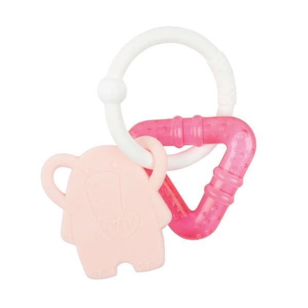 Nattou Mordedor Frio Silicone Rosa - 11877930