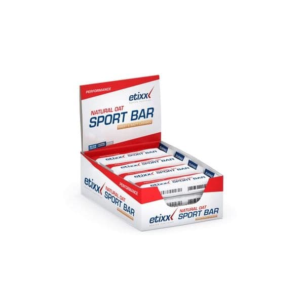 Etixx Natural Oat Sport Bar 12x55g Caramelo