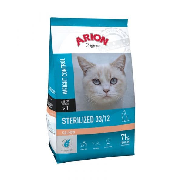 Arion Original Weight Control Sterilized 33/12 Salmon 2Kg