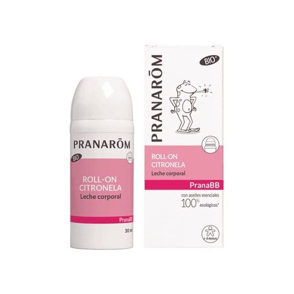 Pranarom Pranabb Roll-On Citronela Leite Corporal Bio +6m 30ml