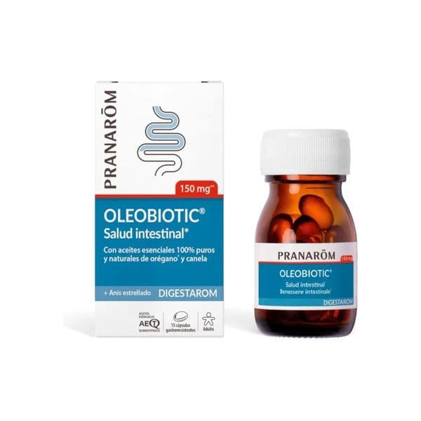 Pranarom Digestarom Oleobiótico 150mg 15 Cápsulas