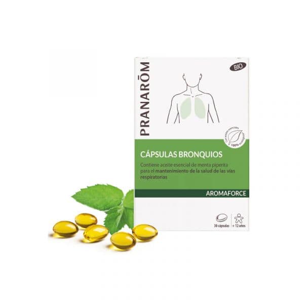 Pranarom Aromaforce Brônquios 30 Cápsulas