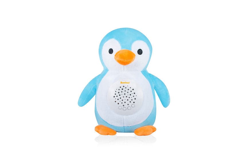 Projetor Lâmpada Pinguim Blue Baninni