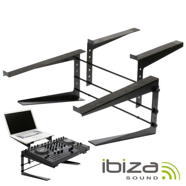 IBIZA Suporte Duplo P/ Dj Ajustável - SLAP190