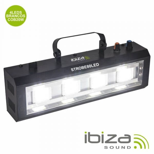 Ibiza Estroboscópio C/ 4 Leds Cob 20w