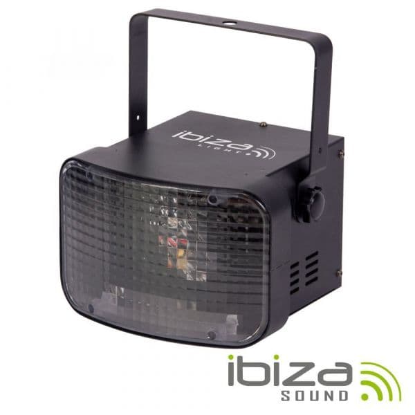 Ibiza Projetor Luz C/ 2 Leds Cree Rgbw 10w Derby Dmx