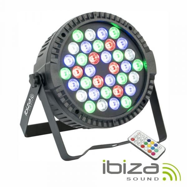 Ibiza Projetor Par com 36 Leds 1W Rgbw Dmx