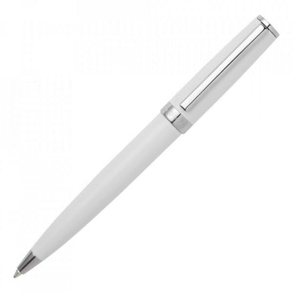 Hugo Boss Esferográfica Gear Icon Branco Tinta Azul - HSN2544G