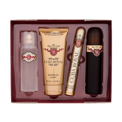 Royal Gift set EDT 100 ml, aftershave 100 ml, shower gel 200 ml and miniature EDT 35 ml