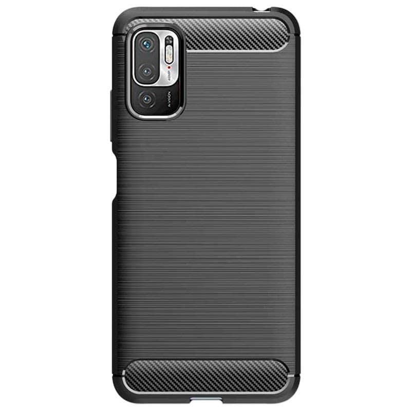Capa Silicone Carbon Xiaomi Note 10/ 10s Preto
