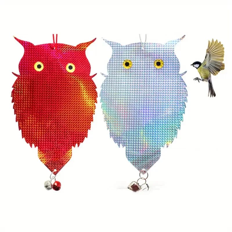 CORUJA HOLOGRAFICA REPELENTE DE AVES
