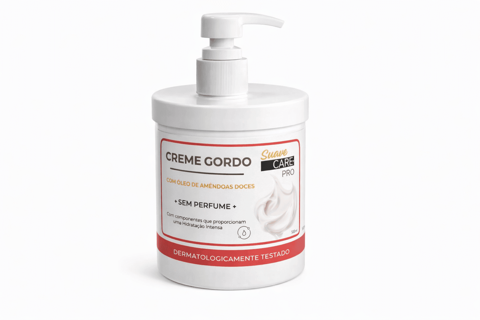 Creme gordo com óleo de amêndoas doces