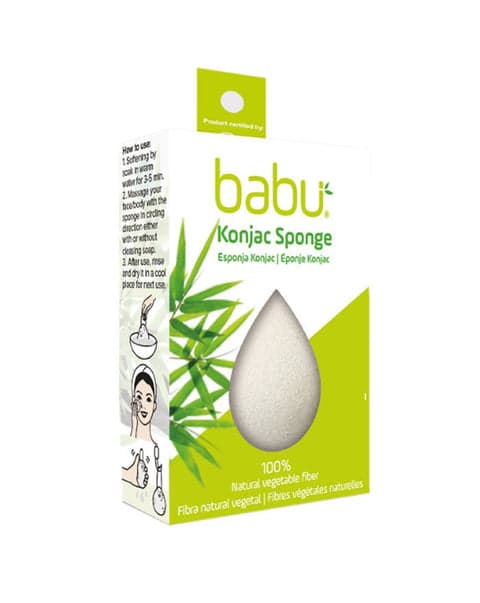 Esponja de Esfoliação Konjac Babu - Pure
