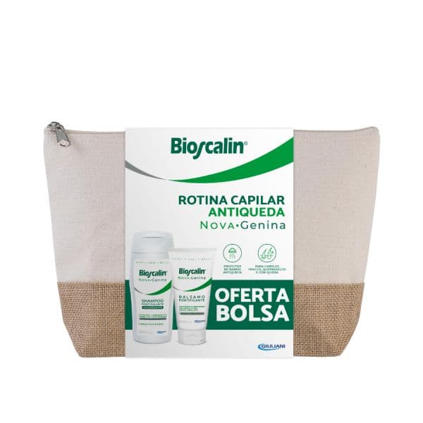 Bioscalin Rotina Capilar Nova Genina Volumizante Shampoo Fortificante Volumizante 200ml + Condicionador Fortificante 200ml + Bolsa