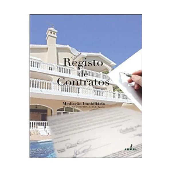 Jufil Livro de Registo de Contratos Mediação Imobiliária Escrituração Manual A4 Jufil - 120769