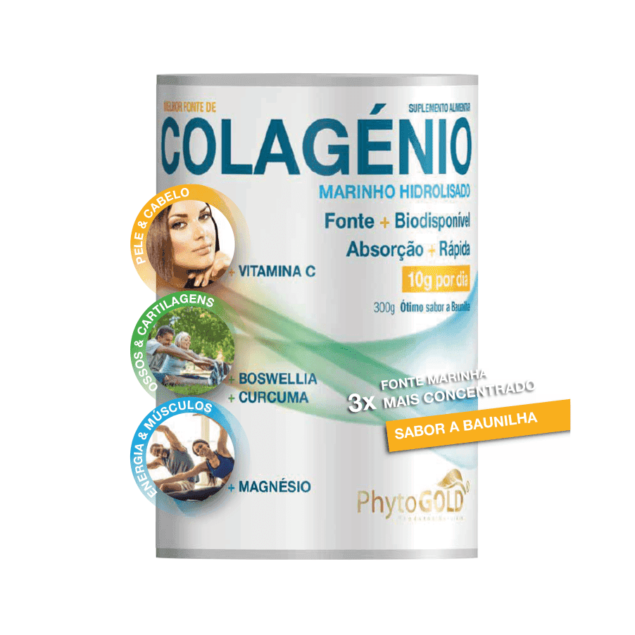 Colagénio Marinho Hidrolisado 300g PhytoGold