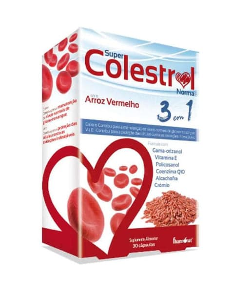 Super Colesterol Norma - 30 Cápsulas - Fharmonat