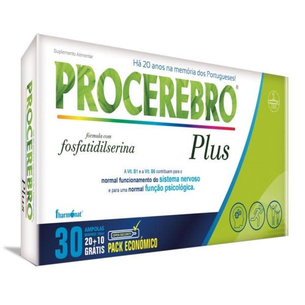 Fharmonat Procerebro Plus 30 Ampolas