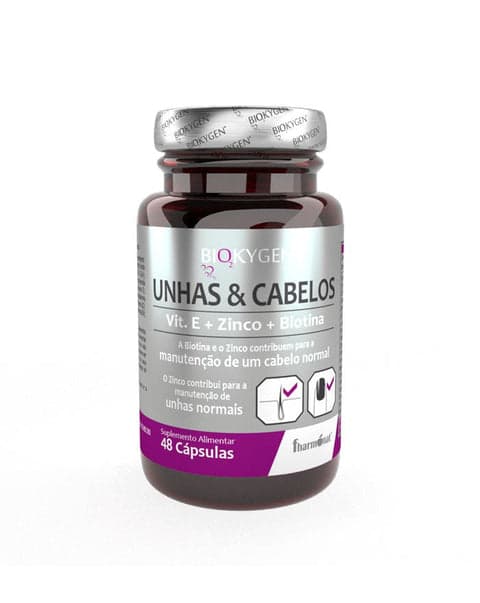 Fharmonat Biokygen Unhas & Cabelos 48 Cápsulas