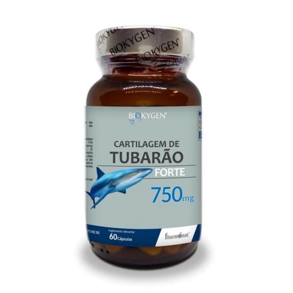 Fharmonat Cartilagem de Tubarão Forte 750mg 60 Cápsulas