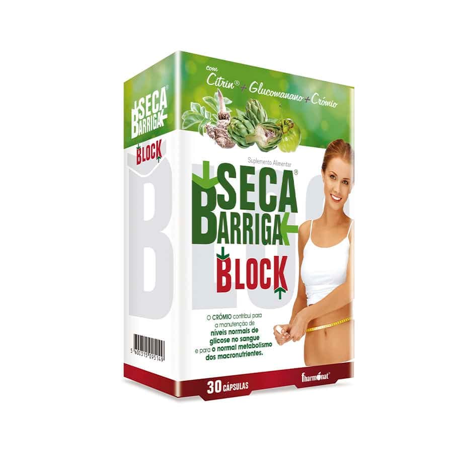 Seca Barriga Block 30 Cápsulas Fharmonat30 cápsulas