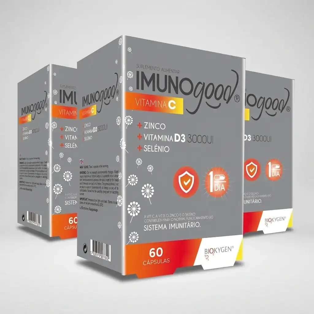 Biokygen Imunogood Vitamina C 60 Cápsulas