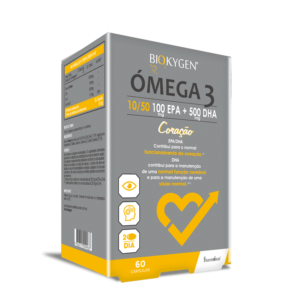 Fharmonat Biokygen Omega 3 EPA/DHA 60 Cápsulas