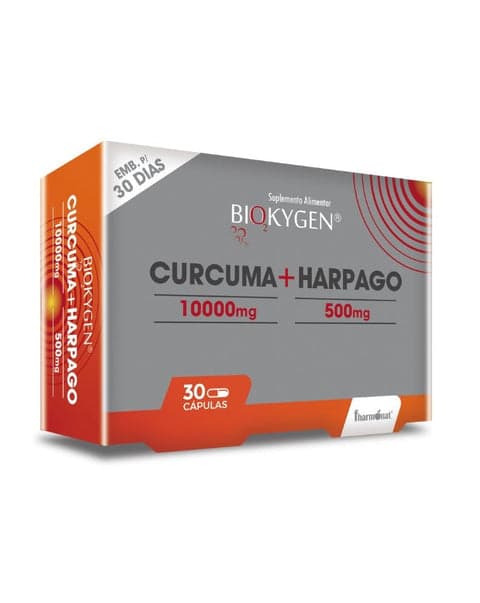 Fharmonat Biokygen Curcuma 10000mg + Harpago 500mg 30 Cápsulas