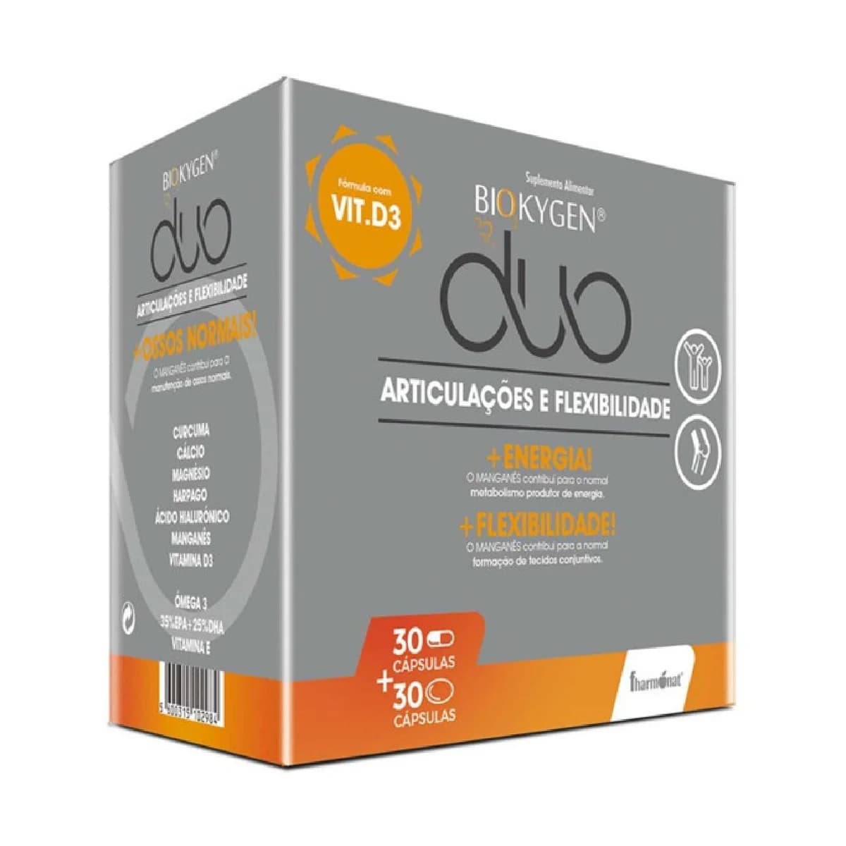 Fharmonat Biokygen Duo Articulações e Flexibilidade 60 Cápsulas