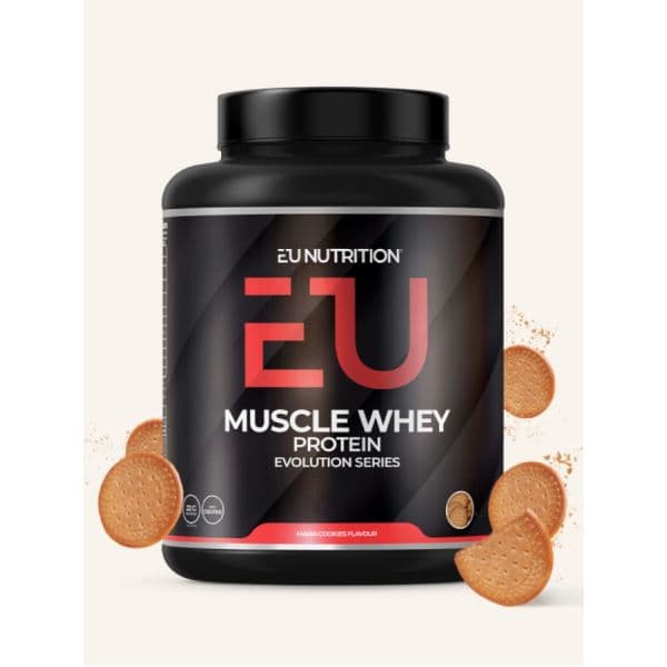 EU Nutrition Muscle Whey Protein Bolacha Maria 2Kg