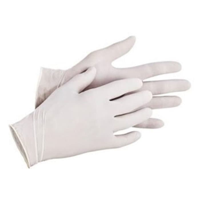 Luvas latex com po x100(M) (M)