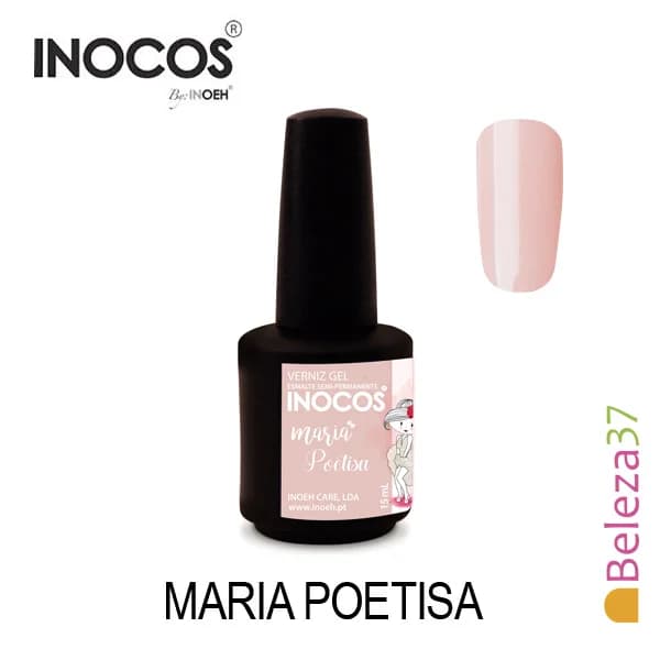 Verniz Gel Inocos 107 — Maria Poetisa (Nude)