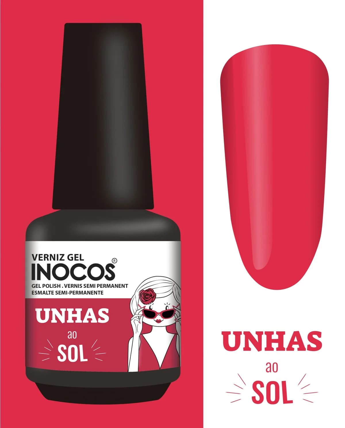 Verniz Gel Inocos – 232 - Unhas ao Sol