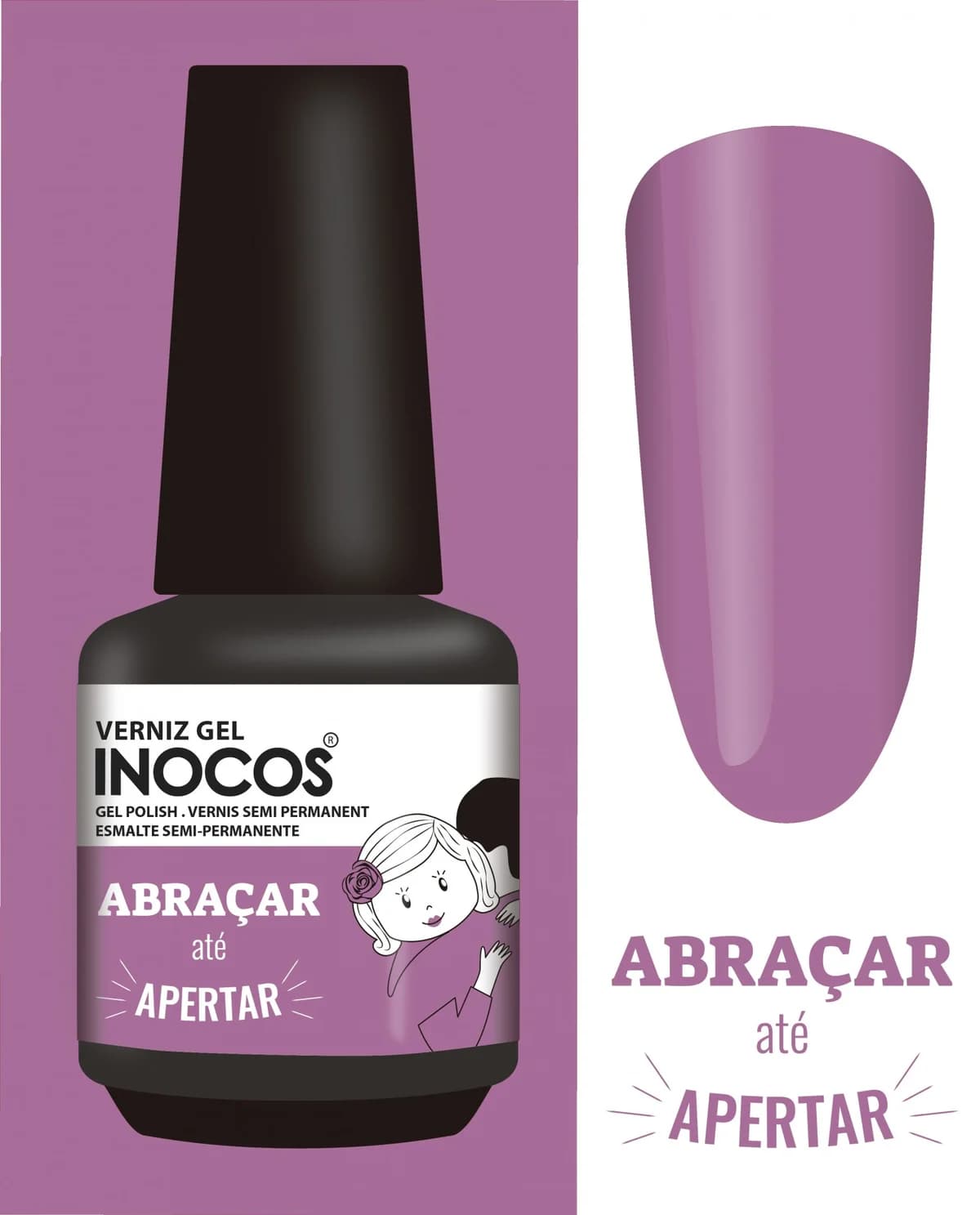 Verniz Gel Inocos – 234 - Abraçar até Apertar