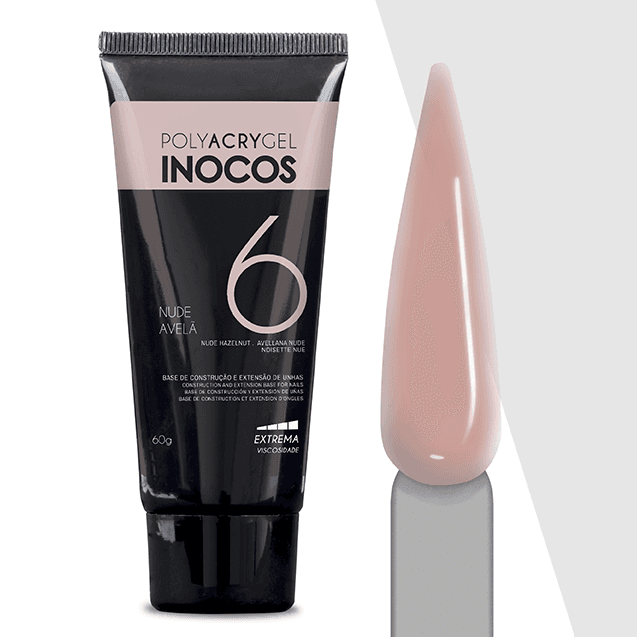 Inocos Polyacrygel Bisnaga Tom Nude Avelã 60g