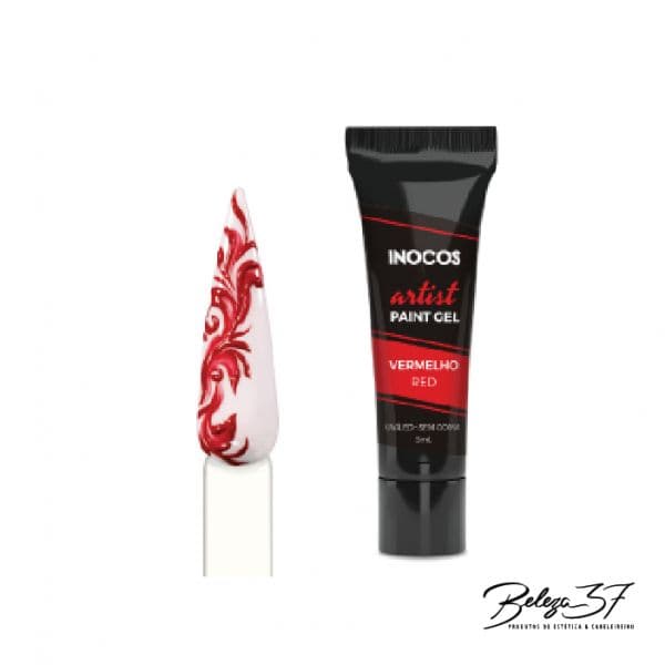 Inocos Paint Gel Artist 5ml Vermelho