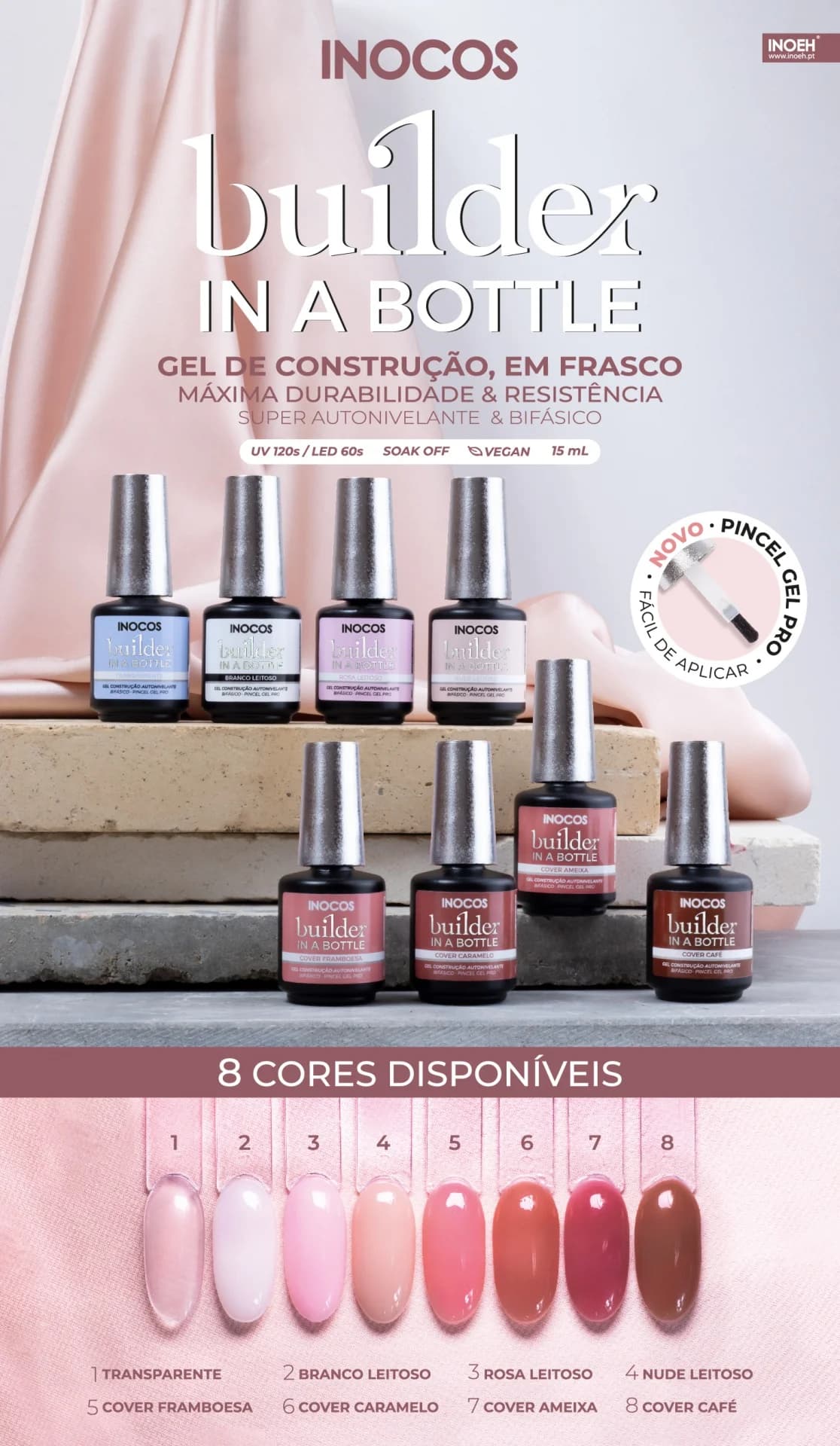 Inocos Builder In a Bottle Cover CAFÉ15ML