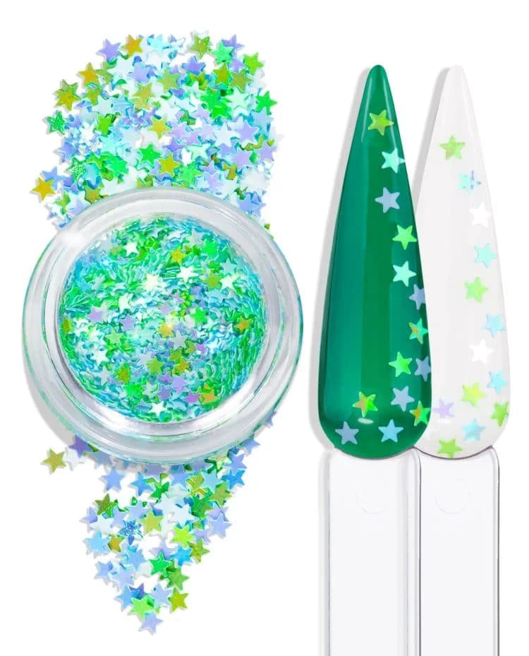 Inocos Glitter Verde e Azul 1g