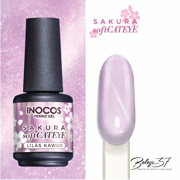Inocos Verniz Gel 354 Cateye Lilás Kawai