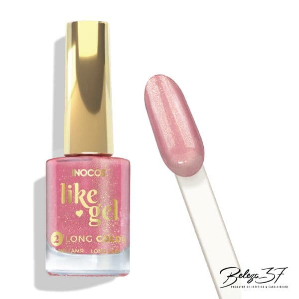 Inocos Like Gel 158 Nude Rosa Cintilante