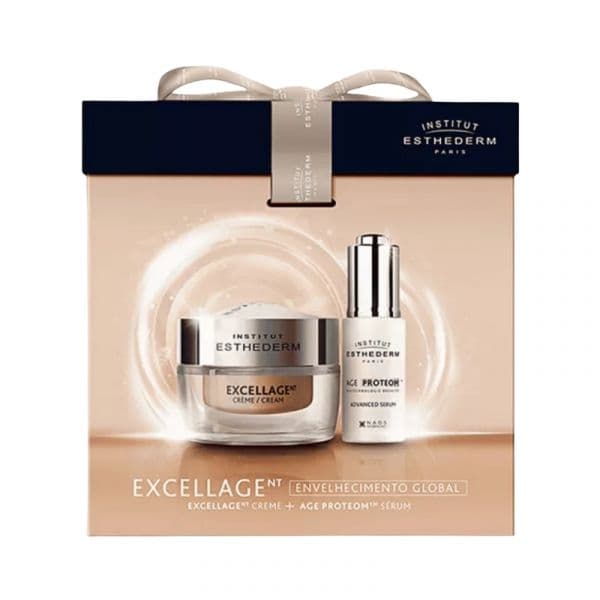 Esthederm Excellage Creme 50ml + Age Proteom Sérum 15ml Coffret