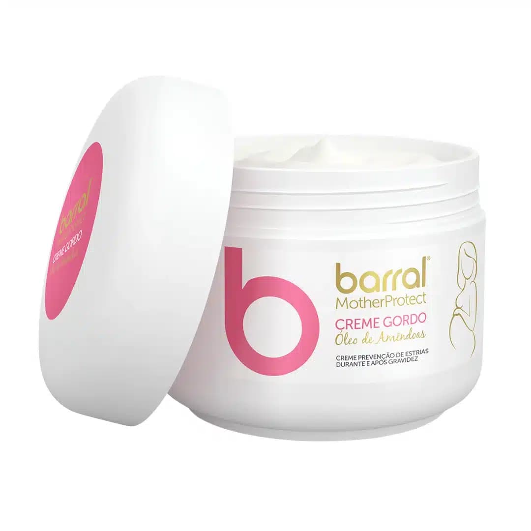 Barral motherprotect creme gordo com óleo de amêndoas doces 200 ml