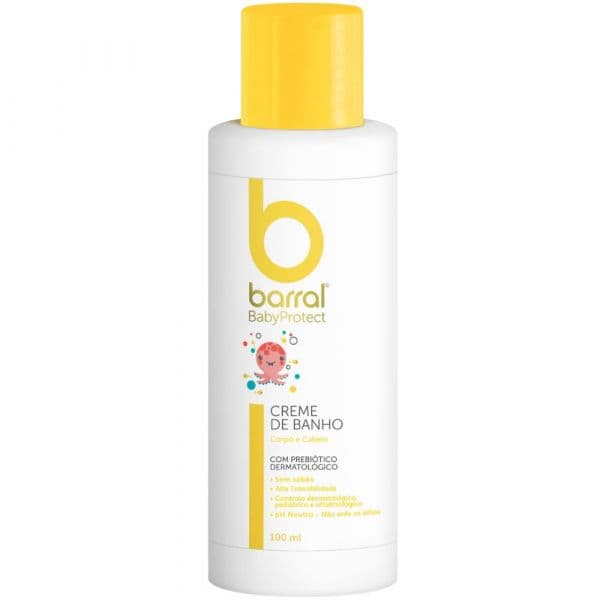 Barral Babyprotect Creme de Banho Corpo e Cabelo 100ml