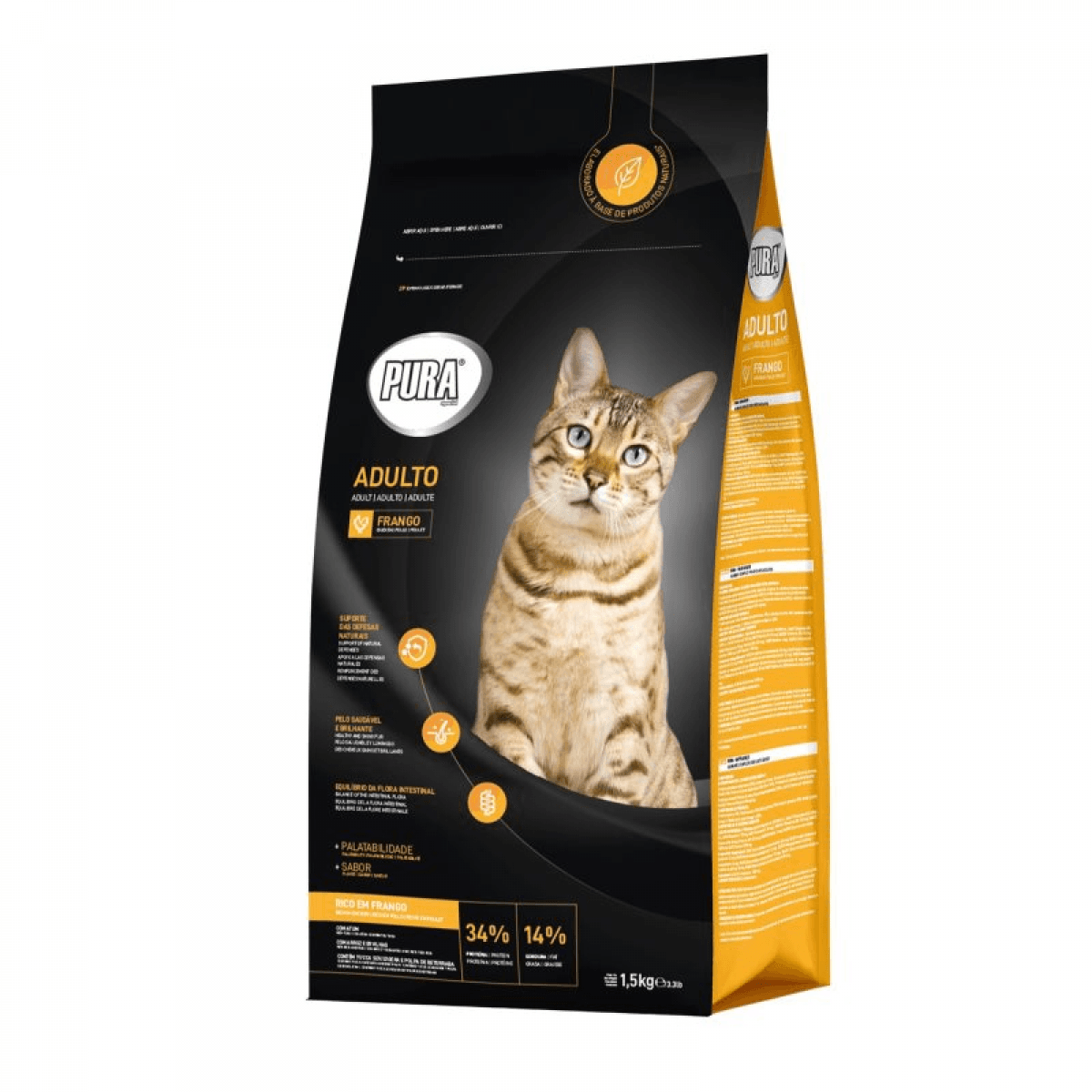 Pura Gato Frango 1,5Kg